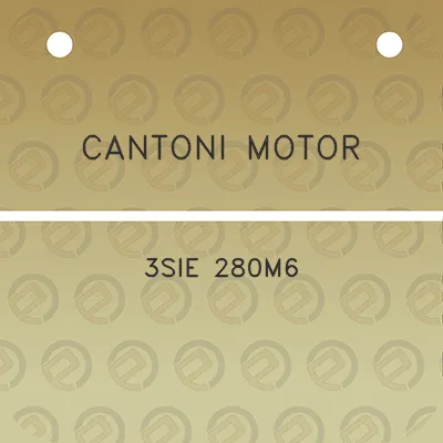 cantoni-motor-3sie-280m6