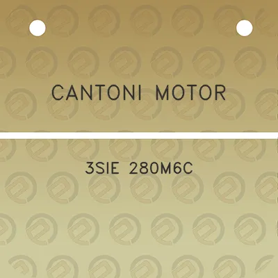 cantoni-motor-3sie-280m6c