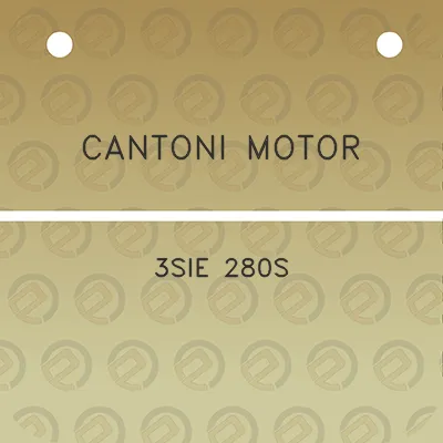 cantoni-motor-3sie-280s