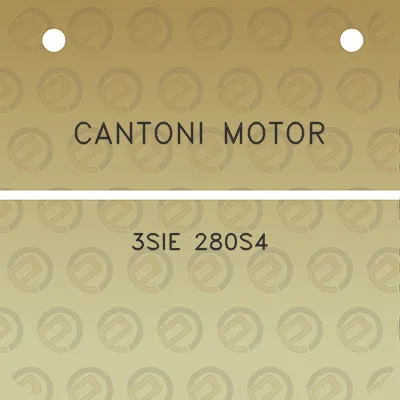 cantoni-motor-3sie-280s4