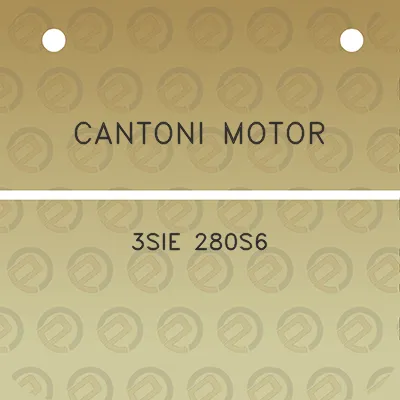 cantoni-motor-3sie-280s6