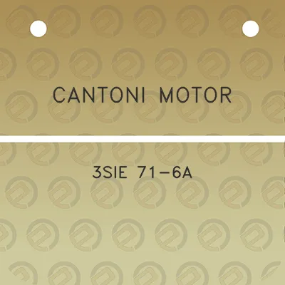 cantoni-motor-3sie-71-6a