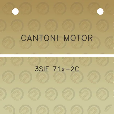 cantoni-motor-3sie-71x-2c