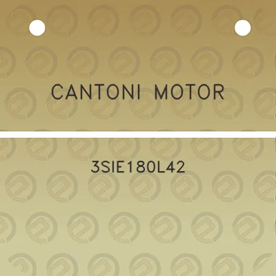 cantoni-motor-3sie180l42