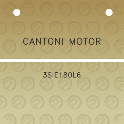 cantoni-motor-3sie180l6