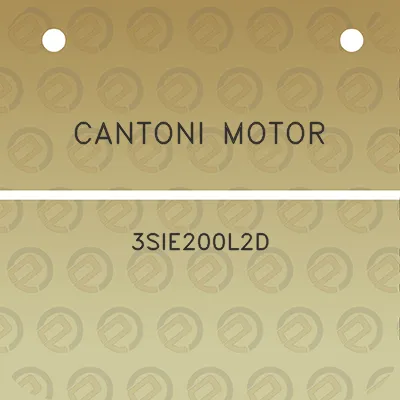 cantoni-motor-3sie200l2d