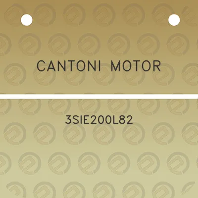 cantoni-motor-3sie200l82