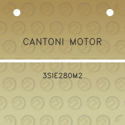 cantoni-motor-3sie280m2