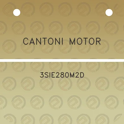 cantoni-motor-3sie280m2d