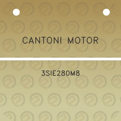 cantoni-motor-3sie280m8