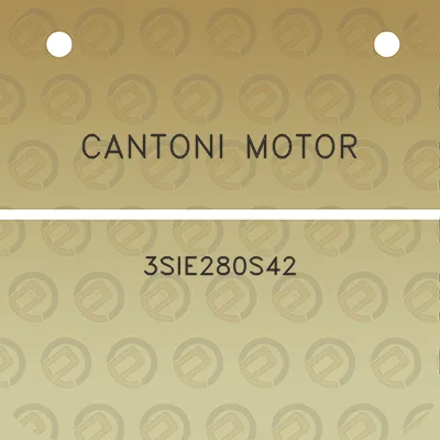 cantoni-motor-3sie280s42