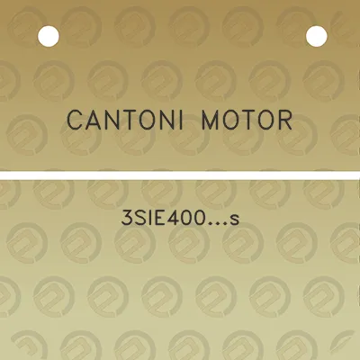 cantoni-motor-3sie400s