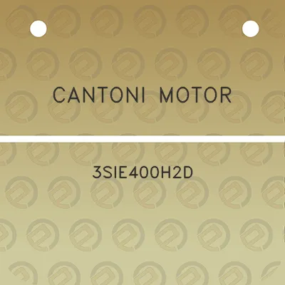 cantoni-motor-3sie400h2d