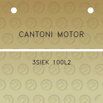 cantoni-motor-3siek-100l2