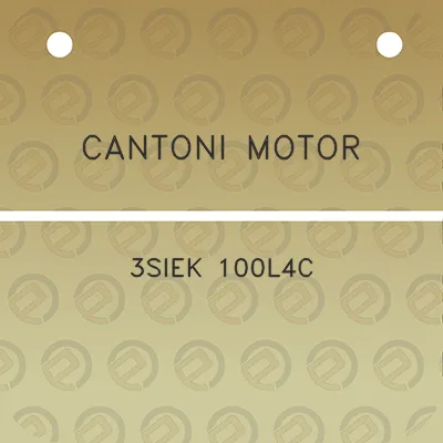 cantoni-motor-3siek-100l4c