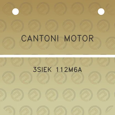 cantoni-motor-3siek-112m6a