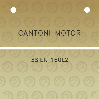 cantoni-motor-3siek-160l2