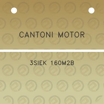 cantoni-motor-3siek-160m2b