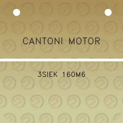 cantoni-motor-3siek-160m6