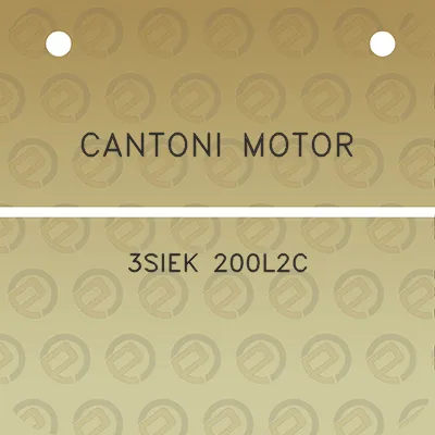 cantoni-motor-3siek-200l2c