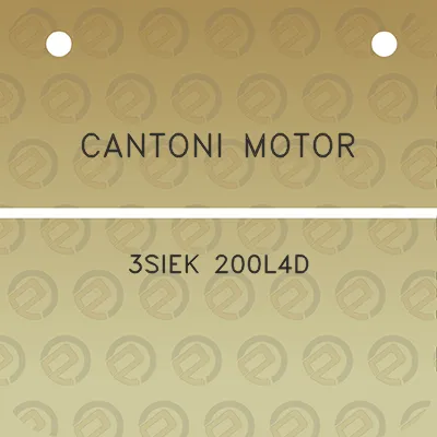 cantoni-motor-3siek-200l4d