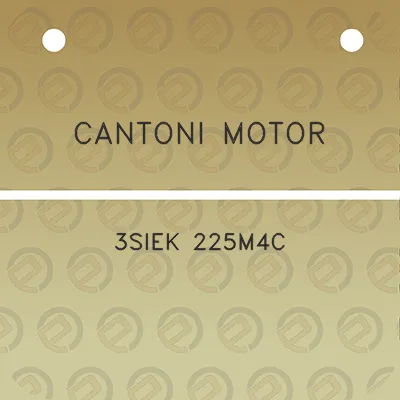 cantoni-motor-3siek-225m4c