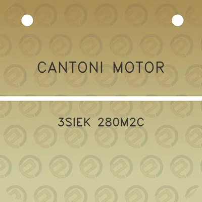 cantoni-motor-3siek-280m2c