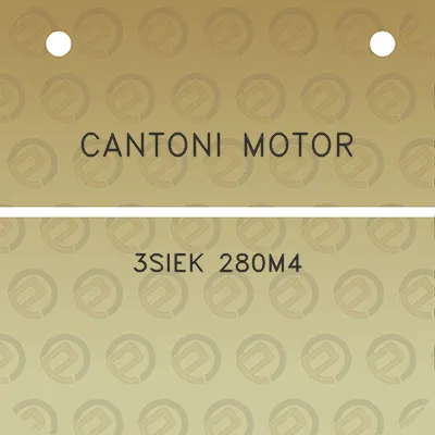 cantoni-motor-3siek-280m4