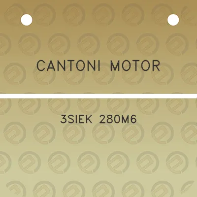 cantoni-motor-3siek-280m6