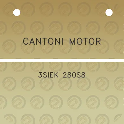 cantoni-motor-3siek-280s8