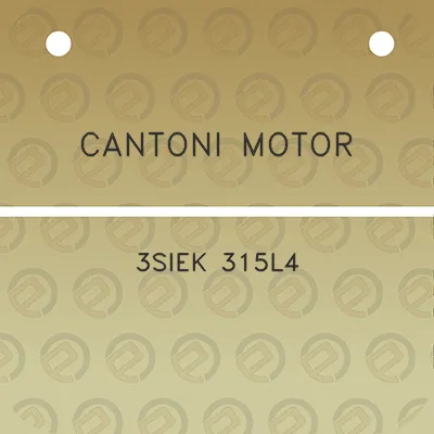 cantoni-motor-3siek-315l4