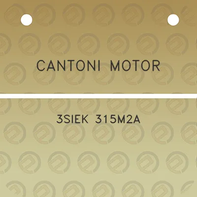 cantoni-motor-3siek-315m2a