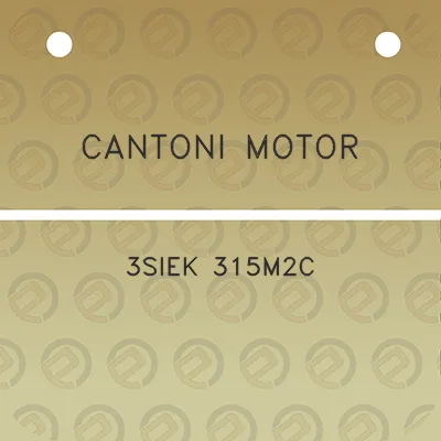 cantoni-motor-3siek-315m2c