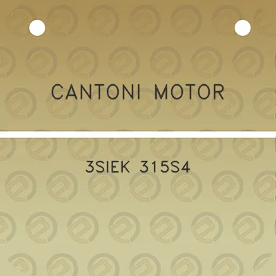 cantoni-motor-3siek-315s4