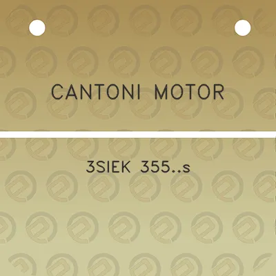 cantoni-motor-3siek-355s