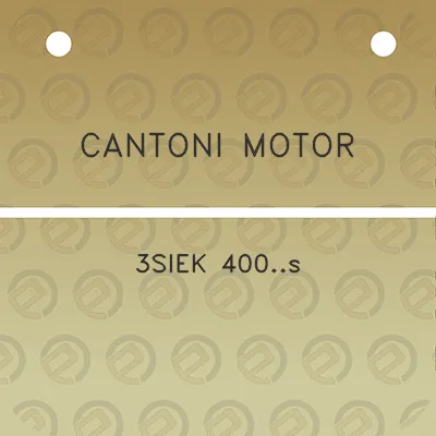 cantoni-motor-3siek-400s