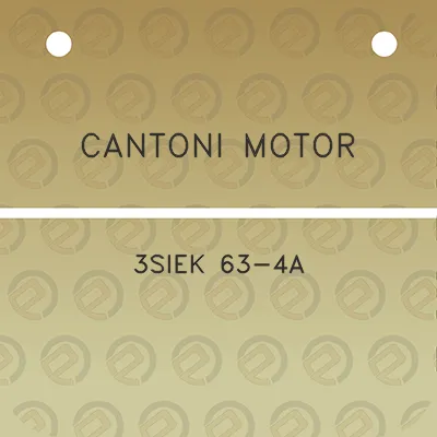 cantoni-motor-3siek-63-4a