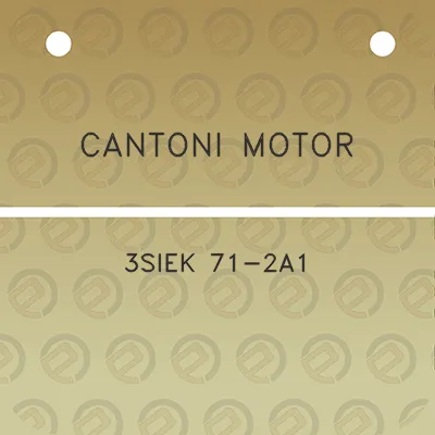 cantoni-motor-3siek-71-2a1