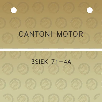 cantoni-motor-3siek-71-4a