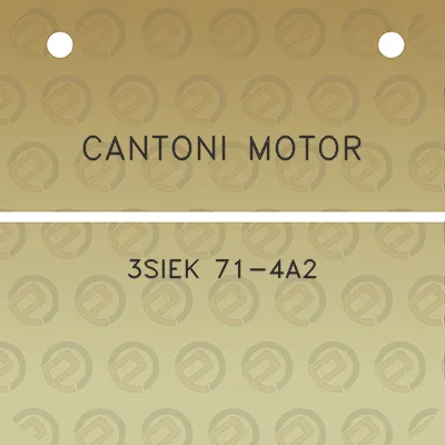 cantoni-motor-3siek-71-4a2