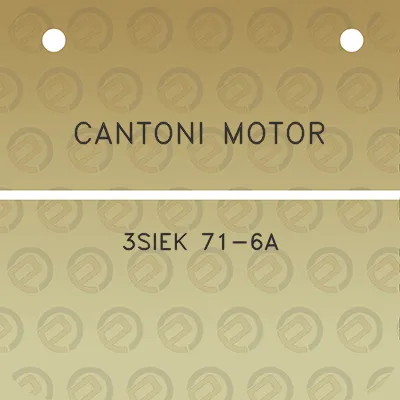 cantoni-motor-3siek-71-6a