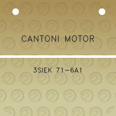 cantoni-motor-3siek-71-6a1