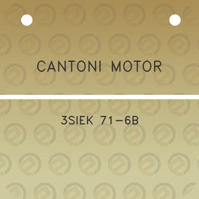 cantoni-motor-3siek-71-6b