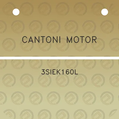 cantoni-motor-3siek160l