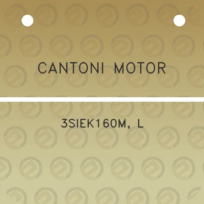 cantoni-motor-3siek160m-l