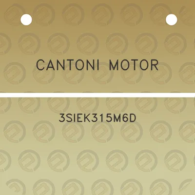 cantoni-motor-3siek315m6d