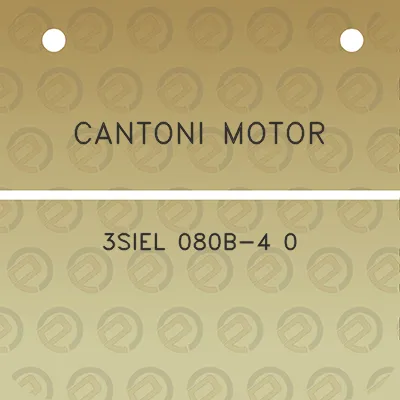 cantoni-motor-3siel-080b-4-0