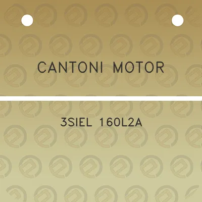 cantoni-motor-3siel-160l2a