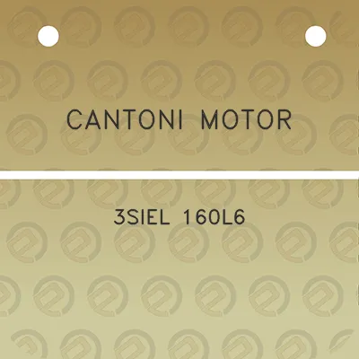 cantoni-motor-3siel-160l6