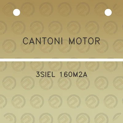 cantoni-motor-3siel-160m2a